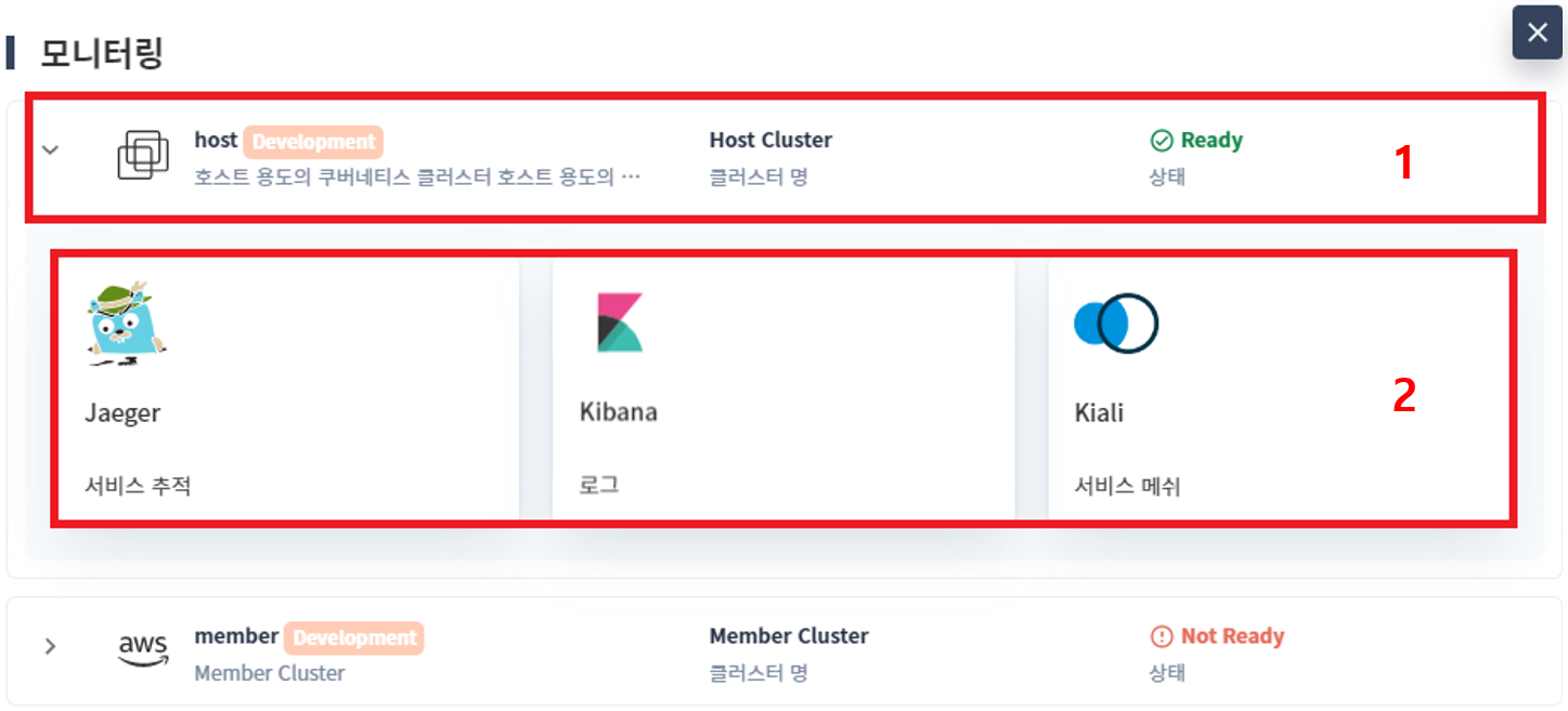 모니터링 목록